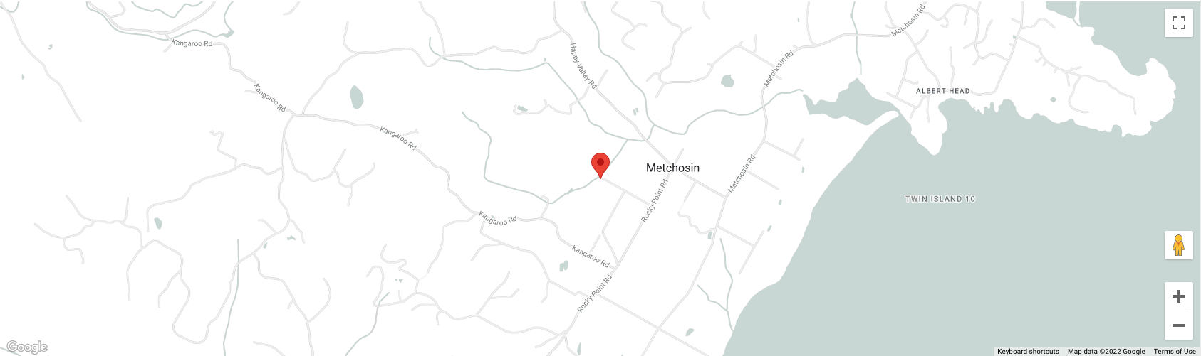 Placeholder map of Metchosin